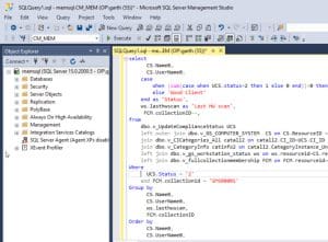 Patch compliance progression report SQL Query