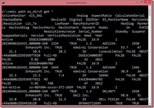 How to Use WMIC - Output