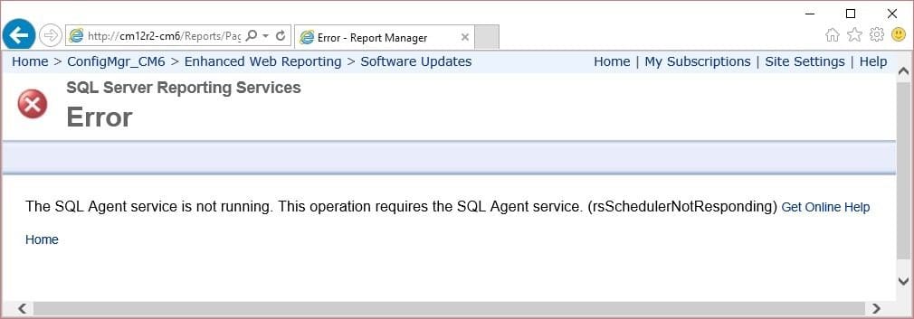 SQL Agent Service is Not Running