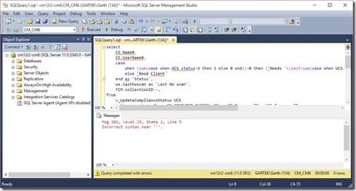 SQL Queries Troubleshooting Tip-Syntax Error