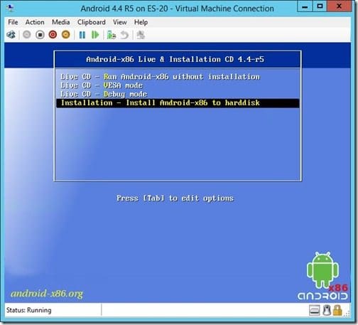 How to Install Android 4.4 R5 on a VM-Step 4 How to Install Android 4.4 R5 on a VM-Step 4