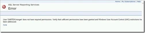 How Does the ConfigMgr SSRS Report Execution Workflow Operate-Access Denied Message How Does the ConfigMgr SSRS Report Execution Workflow Operate-Access Denied Message