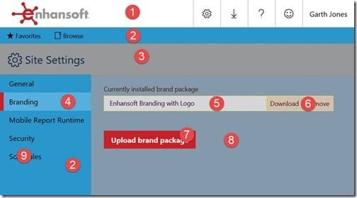 Matching SSRS Brand Colors with SSRS Site Items-9 Elements