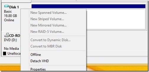 Creating a Standalone VHD-Detach VHD Detach VHD
