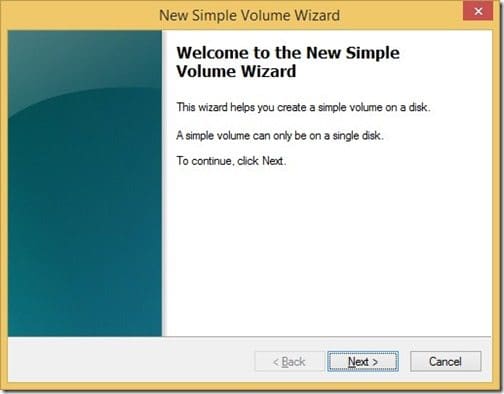Creating a Standalone VHD-New Simple Volume Wizard Creating a Standalone VHD-New Simple Volume Wizard