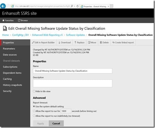 How to Setup Report Caching for a SSRS Report-Report Properties How to Setup Report Caching for a SSRS Report-Report Properties