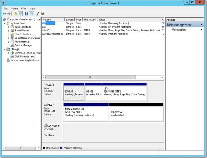 How to Expand a Disk within a VM That Is Using a VHD File-Step 8