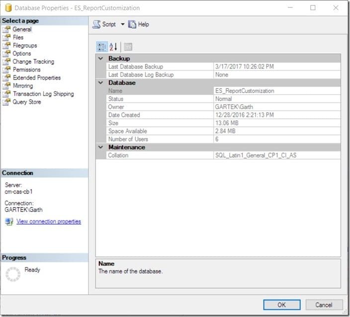 How to Define the Size of a SQL Server Database-Existing Database Step 1 How to Define the Size of a SQL Server Database-Existing Database Step 1