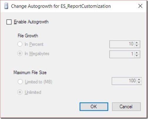 How to Define the Size of a SQL Server Database-Existing Database Step 4 Existing Database - Step 4