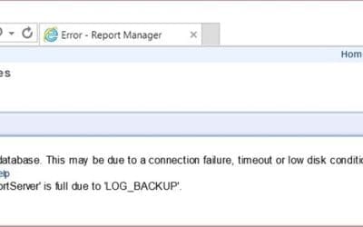 What Is the Problem with My SSRS Server?