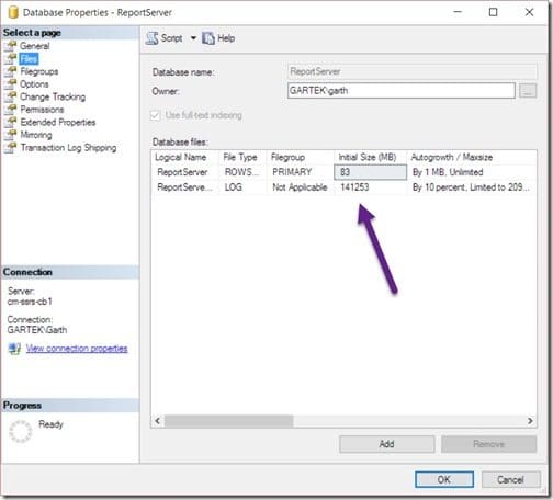 Problem with My SSRS Server-Files Node