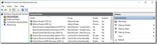 Error 40 - Could Not Open a Connection to SQL Server-Inbound Rules