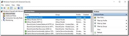 Firewall rule is completed Firewall rule is completed
