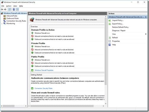 Error 40 - Could Not Open a Connection to SQL Server-Windows Firewall with Advanced Security