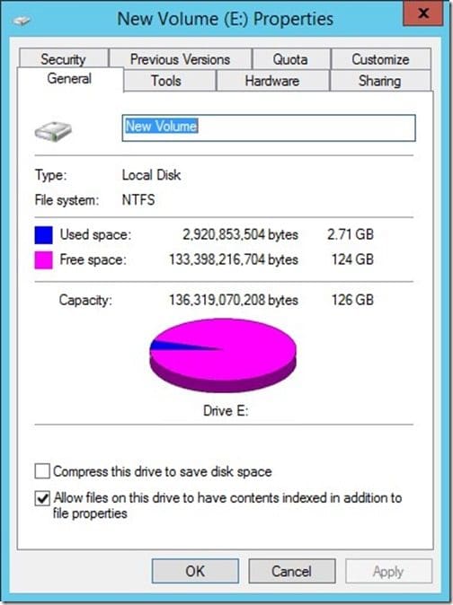 How to Compact and Shrink the Size of a VHD File-New Volume-GB Disk size