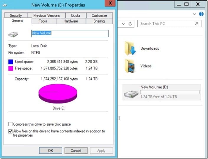 How to Compact and Shrink the Size of a VHD File-New Volume-TB