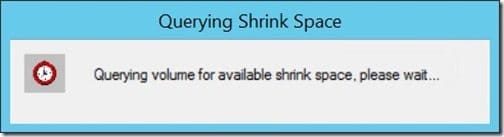 How to Compact and Shrink the Size of a VHD File-Shrink Space Querying the volune