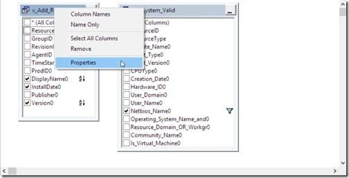 Five Tips for Query Designer - Tip 3B Properties