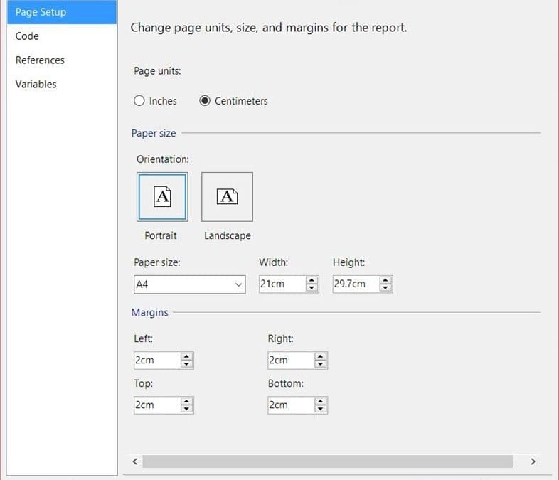 How to Change the Page Measurements and Paper Size of a SSRS Report