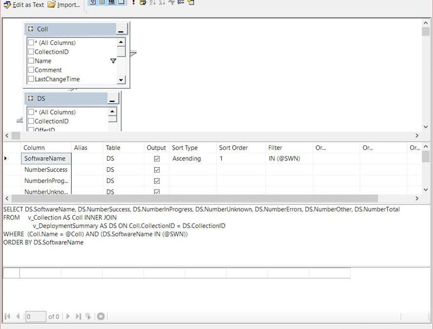 Query Designer in SSMS