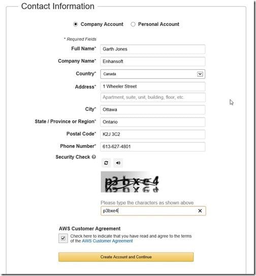 Amazon CloudFront-Contact Information