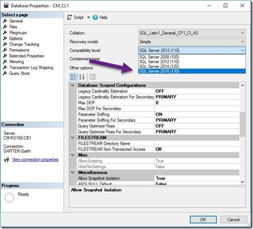 Does SQL Server Database Compatibility Level Matter-Compatibility Level 3