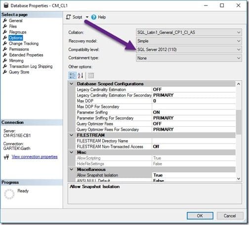 Does SQL Server Database Compatibility Level Matter-Compatibility Level