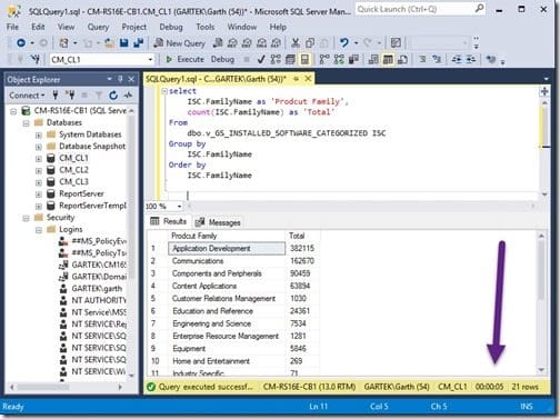 Does SQL Server Database Compatibility Level Matter-Query 2 Results B