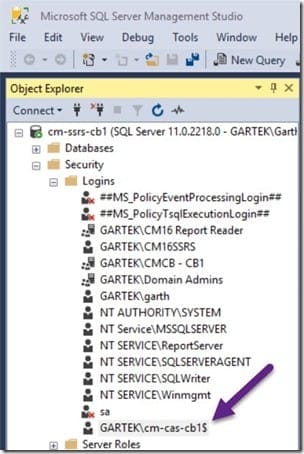 SQL Server Computer Account Login - Computer Account