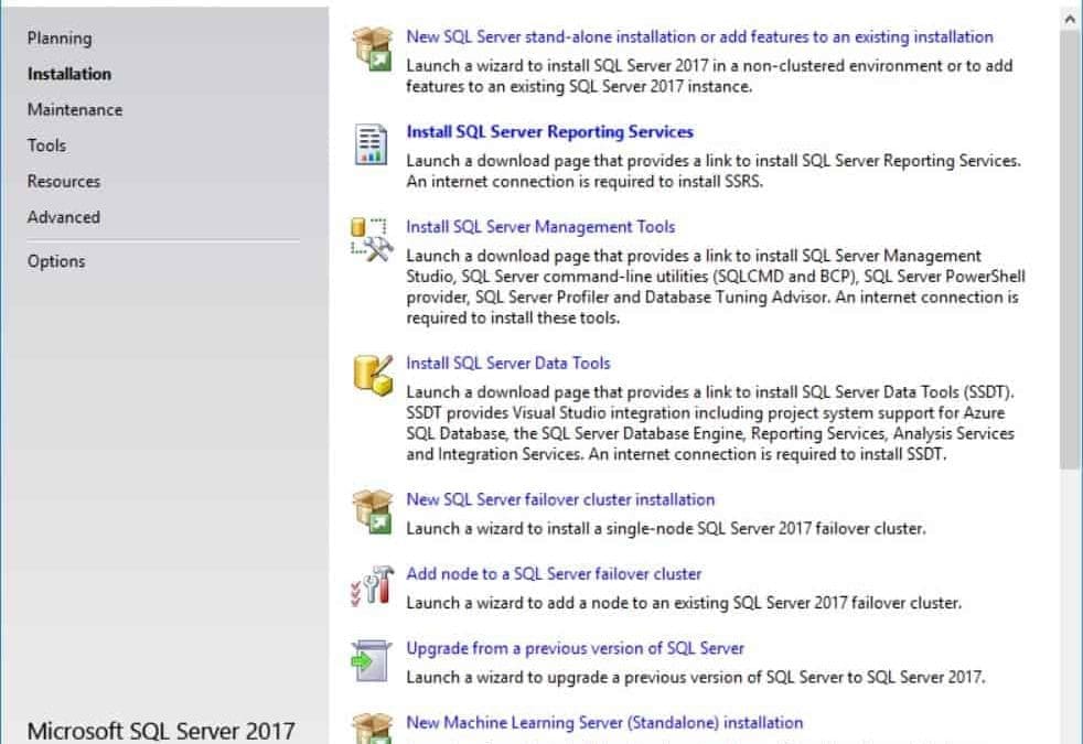 How to Install SQL Server 2017