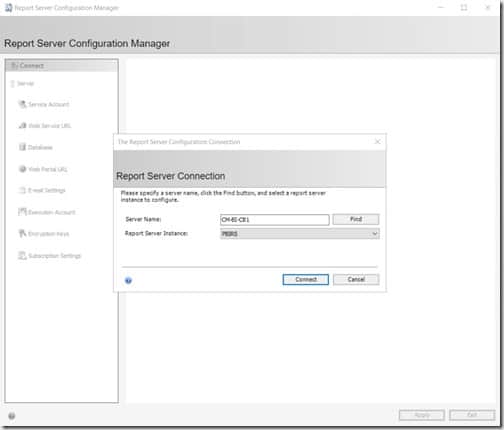 Power BI Report Server - Report Server Connection Power BI Report Server - Report Server Connection