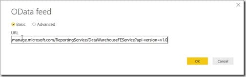 Power BI Report - OData Feed