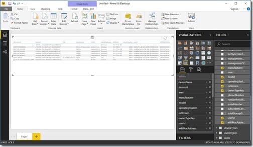 Power BI Report - Select Fields Power BI Report - Select Fields