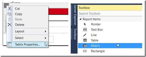 Repeating Header Rows - Tablix Properties