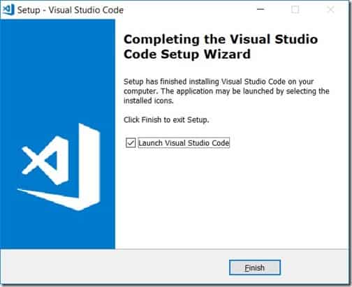 Visual Studio Code - Finish