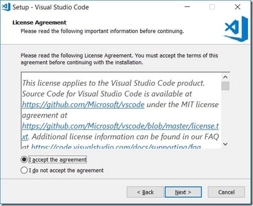 Visual Studio Code - License Agreement