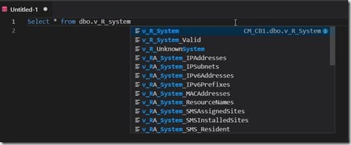 Visual Studio Code - Query