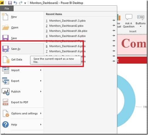 Power BI Template - First Method