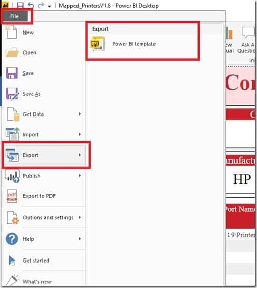Power BI Template - Second Method Power BI Template - Second Method