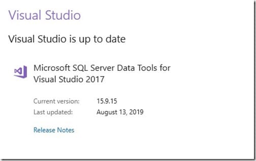 Project Incompatible - Visual Studio Up-to-Date