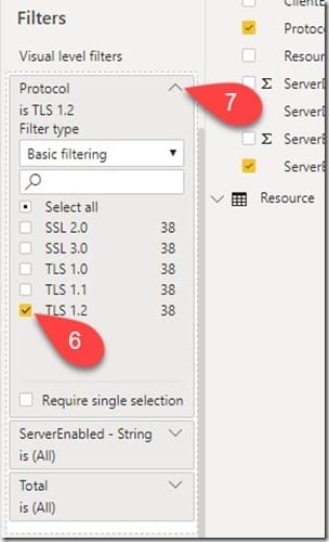Visual Filter - Protocol Visual level filter - protocol