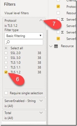 Visual level filter - protocol