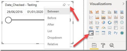 Date Range Slicer - Options