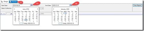 SSRS Date Range Prompt - Preview Tab SSRS Date Range Prompt - Preview Tab