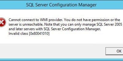 How to Install the SQL Server WMI Provider