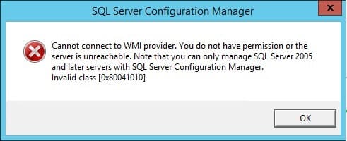 How to Install the SQL Server WMI Provider