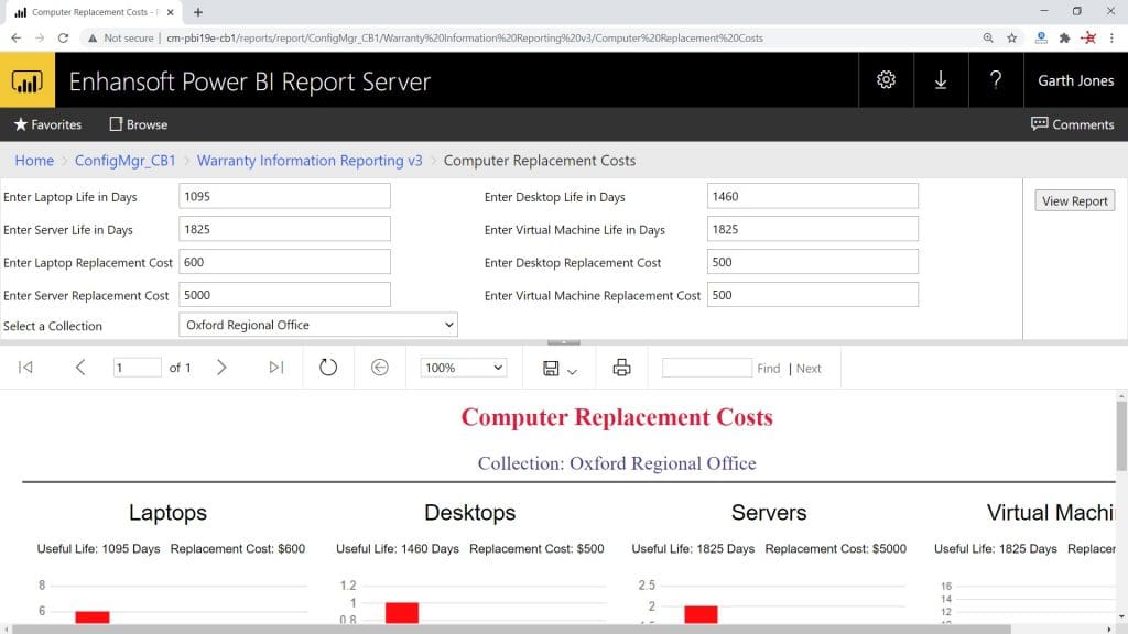 Where Are My Prompts - Computer Replacement Costs with Prompts