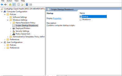 How to Create a Computer Start Up GPO