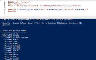 How to use PowerShell to query SQL Database?