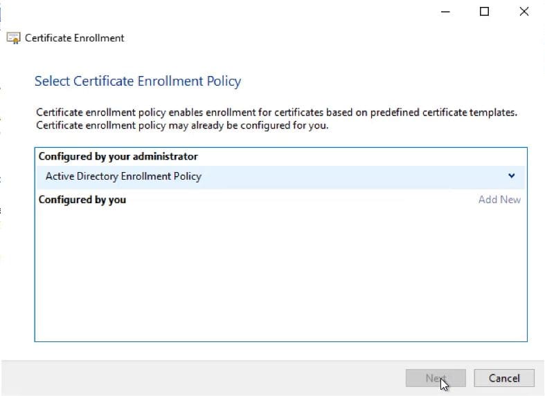 Selecting Reenrollment Policy. (AD)